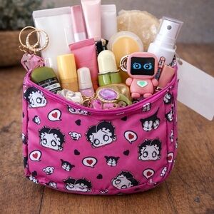Stuffed Betty Boop Cosmetic Bag